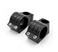 BeiZhengbhD Adattatore Riser Manubrio 31 Mm - 55 Mm 43 Mm 46 Mm 50 Mm Manubrio Universale CNC per Moto in Alluminio da 7/8" con Clip su Teste E Morsetti Rialzo Manubrio Moto(Black 43mm)