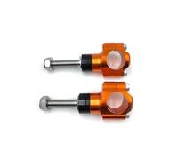 BeiZhengbhD Adattatore Riser Manubrio Morsetto Universale per Manubrio Moto Morsetti per Manubrio in Lega di Alluminio 1 1/8" 28mm Riser per Manubrio Rialzo Manubrio Moto(10mm Orange)
