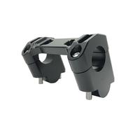 BeiZhengbhD Adattatore Riser Manubrio per BMW per R1250GS per R1200GS per Adventure 2013-2023 Riser Manubrio Moto Morsetti Superiori Copri Manubrio Decorativo Rialzo Manubrio Moto(Black)