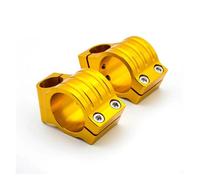 BeiZhengbhD Adattatore Riser Manubrio Tubo Forcella per Moto da 30-55 Mm Testa Rialzata per Manubrio Clip-on da 7/8" Rialzo Manubrio Moto(52mm)