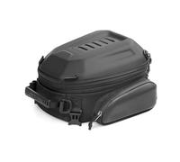 BeiZhengbhD Borsa Moto Borsa Posteriore per Moto 12L-18L Espandibile con Guscio Rigido per Motocross da Esterno Borsa Posteriore Moto(Matte Black)