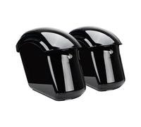 BeiZhengbhD Borsa Moto per Dyna per V-Rod per V-Star 650 Baule Portaoggetti Rigido Laterale Moto con Serratura Impermeabile Borsa Posteriore Moto