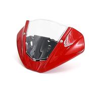 BeiZhengbhD Cupolino per Ducati per Monster 950 937 2021 2022 Parti del Motociclo Parabrezza Strumento di Protezione Carena con Staffe di Montaggio Parabrezza Deflettore Copertura(1)