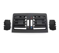 BeiZhengbhD per BMW per Serie 3 per E90 per E91 per 335i 2005-2012 Griglia Ventilazione Riscaldamento E Aria Condizionata Console Centrale Posteriore Dell'auto Griglia Sfiato Aria Condizionata(Black)