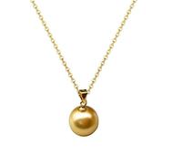 Beizhu, set di catene da donna per la festa della mamma, collana rotonda con perle e fibbia, catena ossea, D, 8.2cmX7cmX3.35cm
