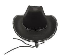 Bejeweled Cappello da cowboy per addio al nubilato, discoteca, cowboy, discoteca, per attore, attrice, night club Bejeweled