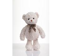 BEJOY Orsacchiotto peluche con zampe d'amore e fiocco, regalo di San Valentino, compleanno, peluche per fidanzata, mamma, bambini, 40 cm, beige