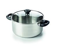 Beka Pentola con Coperchio, Acciaio Inossidabile, Silver, 28 cm