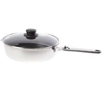 Beka 12565254 - Padella con Coperchio in Vetro Move On, Rivestita in Acciaio Inox, ø 24 cm