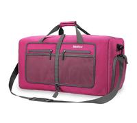 Bekahizar Borsa da viaggio pieghevole leggera da 60 litri, borsa da viaggio, borsa da viaggio, borsa da palestra, borsa da viaggio, borsa da palestra, borsa da viaggio, con scomparto per scarpe, per