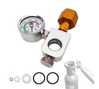 Bekasa Adattatore Rapido CO2 Aggiornato per Bolle di Soda, Adattatore Rapido per CO2 Soda con manometro da 3500psi Compatibile con SodaStream, Duo/Art/Terra Soda