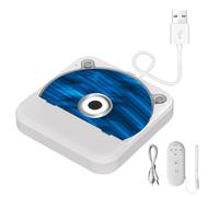 Bekasa Lettore CD per auto, lettore CD esterno USB Plug-And-Play, lettore CD portatile porta AUX, telecomando, scatola di conversione audio, cavo USB, compatibile con audio auto, TV, computer