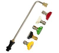 Bekasa Ugello ad alta pressione, lancia ad alta pressione con 5 Jet Nozzle, ugello idropulitrice per Kärcher K5, pistola a spruzzo ad alta pressione per Kärcher K2 K3 K4 K5 K6 K7 (90 gradi)