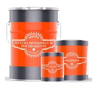 BEKATEQ 2C Resina epossidica 2,5kg Grigio agata I Pittura per pavimenti industriali, garage, officine I Vernice per calcestruzzo a basso odore, rivestimento per pavimenti interni e esterni BE-702
