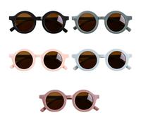 Bekecidi 5 Occhiali da Sole Rotondi per Bambini, Occhiali da Sole Colorati Alla Moda, Occhiali da Sole UV 400, Occhiali da Sole Classici Retrò per Ragazze Ragazzi Bambini età 1-8 Anni, Multicolore