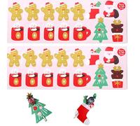 Bekecidi 60 Pezzi di Biglietti di Natale per Lecca-Lecca, Porta Caramelle di Babbo Natale Confezione di Lecca-Lecca Carina Carta per Decorazioni Natalizie Decorazioni per la Casa