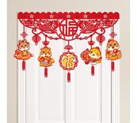 Bekecidi Decorazioni per il Capodanno Cinese 2025, Decorazioni per Porte a Forma di Serpente per il Capodanno Cinese, Ornamenti per Finestre, Decorazioni per La Benedizione Del Capodanno Cinese