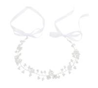 Bekecidi - Diadema a forma di fiore con perline, accessorio per capelli
