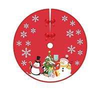 Bekecidi Gonna per Albero di Natale 90 cm di Diametro, Tappetino per Albero Artigianale Grembiuli per Alberi di Natale Decorazione per Ornamenti per Alberi di Natale Forniture Natalizie (Style 5)