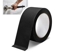 Bekeify 5CMx5M Nastro Antiscivolo in Gomma con Texture Diamantata Antiscivolo Autoadesivo Impermeabile Migliora Attrito di Presa per Strumenti Maniglie, Gadget Fai Da Te e Superfici di Contatto, Nero