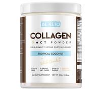 BeKeto Collagene MCT in polvere, Cocco tropicale e cioccolato bianco - 300 g
