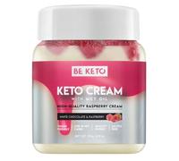 BeKeto Crema Keto al cioccolato bianco e lamponi con olio MCT - 250 g