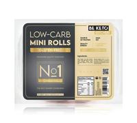 BeKeto Keto Bread Rolls, Mini Rolls a basso contenuto di carboidrati - 100 g