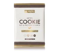 BeKeto Keto Cookie Burro di Arachidi 50g - A base vegetale solo 2g di zuccheri naturali - totalmente Keto Senza Glutine