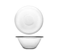 Bekinox Insalatiera Rotondo Vetro Trasparente 1 pz, diametro 26 cm