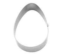 BekkiB 3325 - Tagliapasta "Uovo di Pasqua", dimensioni circa 5,5 cm, in acciaio inox, adatto anche per biscotti Linzer