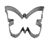 BekkiB - Stampino a forma di farfalla - ca. 5,7 x 4,5 cm - Stampino a farfalla lavabile in lavastoviglie in acciaio inox - Per cuocere biscotti - 7894