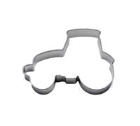 BekkiB - Stampino per biscotti "Trattore" - ca. 6,5 x 4,6 cm - Stampino per biscotti lavabile in lavastoviglie in acciaio inox - Per cuocere biscotti - 7511