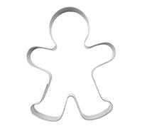 BekkiB - Stampino per biscotti "uomo di pan di zenzero/ragazzo" - circa 9 cm, in acciaio inox per cuocere pan di zenzero e biscotti, lavabile in lavastoviglie - 92