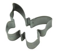BekkiB - Stampino piccolo "Farfalla" - ca. 3,8 x 2,8 cm - Stampino a farfalla lavabile in lavastoviglie in acciaio inox - Per cuocere piccoli biscotti - 8426