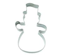 BekkiB - Stampino Stampo Biscotti ''Pupazzo di neve'' - ca. 7,7 cm, tagliapasta in acciaio inox, lavabile in lavastoviglie - 3335