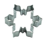 BekkiB - Stampo piccolo "fiocco di neve" - ca. 5 x 4,3 cm - Stampo per biscotti in acciaio inox - Stampino per biscotti per cuocere, fai da te e decorazioni - Per fondente, marzapane - 998945
