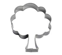 BekkiB - Tagliapasta "Albero" - ca. 6 x 5 cm - Stampino per biscotti in acciaio inox - Per cuocere biscotti - 8082