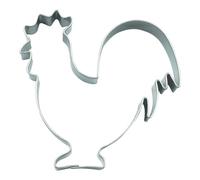 BekkiB - Tagliapasta "Gallo" - Stampino per biscotti ca. 6,5 x 6,4 cm - Stampo lavabile in lavastoviglie in acciaio inox - Per cuocere biscotti a Pasqua - 7351