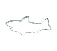 BekkiB - Tagliapasta "Squalo" - ca. 9,5 x 4,5 cm - Stampino per biscotti in acciaio inox - Per cuocere biscotti - 7993