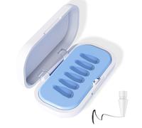 BEKKLPOU Scatola Portaoggetti per Punte Stilo, Scatola Portaoggetti per Punte di Ricambio, Punte per Matite Altamente Sensibili, per Apple Pencil Pro/2a Generazione/1a Generazione/USB c (Blu)