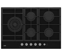 Beko HILL 75235 S piano cottura Nero Da incasso 75 cm Gas 5 Fornello(i)