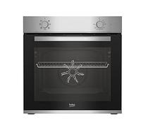 Beko BBIE12000X b100 - Forno da incasso, 66 l, capacità di cottura, forno multifunzione con 5 tipi di riscaldamento, AeroPerfect, pulizia SteamShine+, illuminazione alogena, SteamShine, acciaio