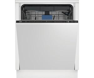 Beko BDIN38440 - Lavastoviglie da incasso, 60 cm, completamente integrato, per 14 soffitti su misura, 3 lavelli, 5 temperature, velocità+, asciugatura SteamGloss, CornerIntense, TrayWash