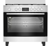 BEKO BGM 11226 EX CUCINA 90x60CM 5 FUOCHI A GAS FORNO ELETTRICO INOX CLASSE A+