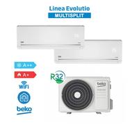 Beko BGMPO181 + BGMPI 095-125 Set Condizionatore Climatizzatore Dual Split Evolu