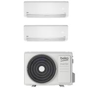 Beko BKOKITDUAL9+12 condizionatore fisso Climatizzatore Dualsplit system Bianco 9000 btu + 12000 btu Beko