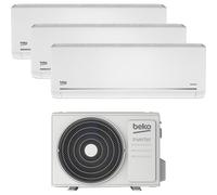 Beko BKOKITTRIAL9X2+12 condizionatore fisso Climatizzatore Trial split system Bianco Beko