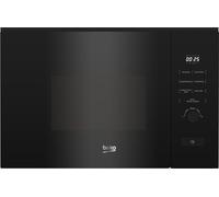 Beko BMGB20212B Supporto Mikrowelle, 800 W. Grill 1000 W, Einbaufähig, 20 l, Kindersicherung, 8 Garprogramme, Schwarz