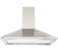 Beko cappa da parete decorativa 90cm 400m3/h cwb9441xnh inox