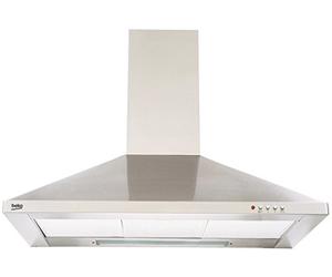 Beko cappa da parete decorativa 90cm 400m3/h cwb9441xnh inox